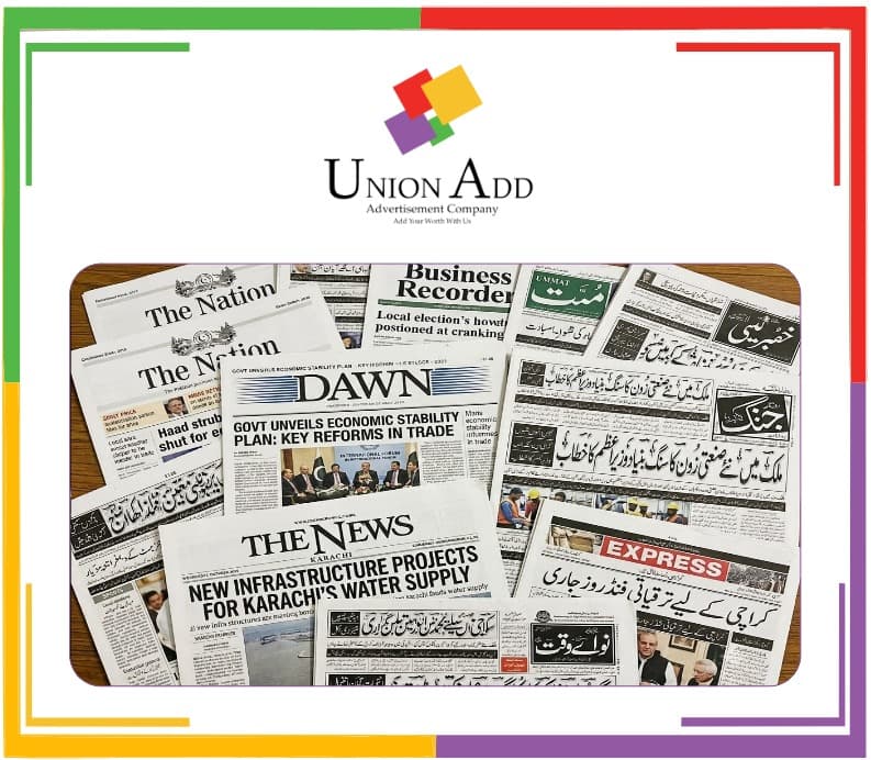 Union Add print media advertising campaign