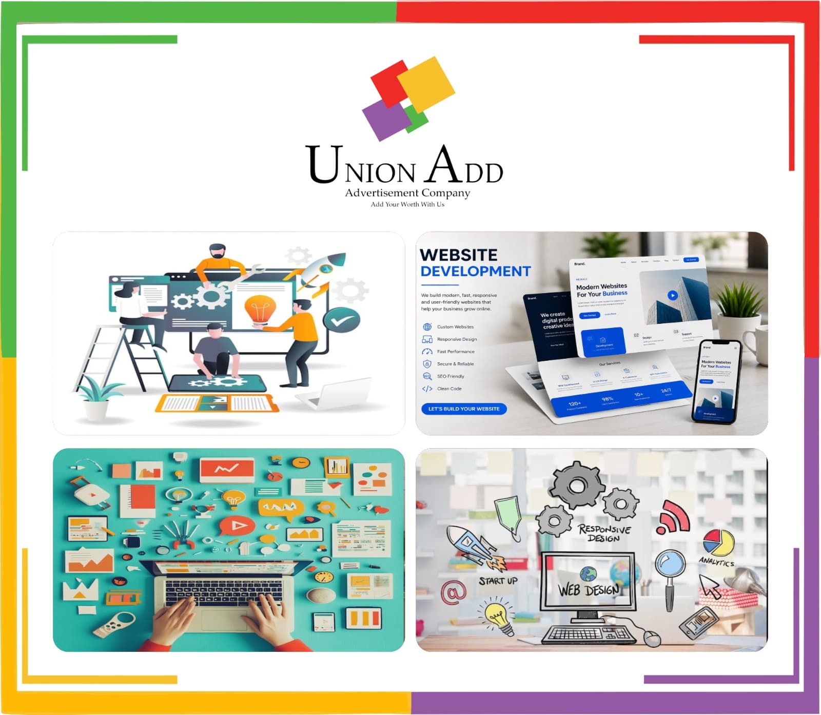 Union Add website development and digital experience project